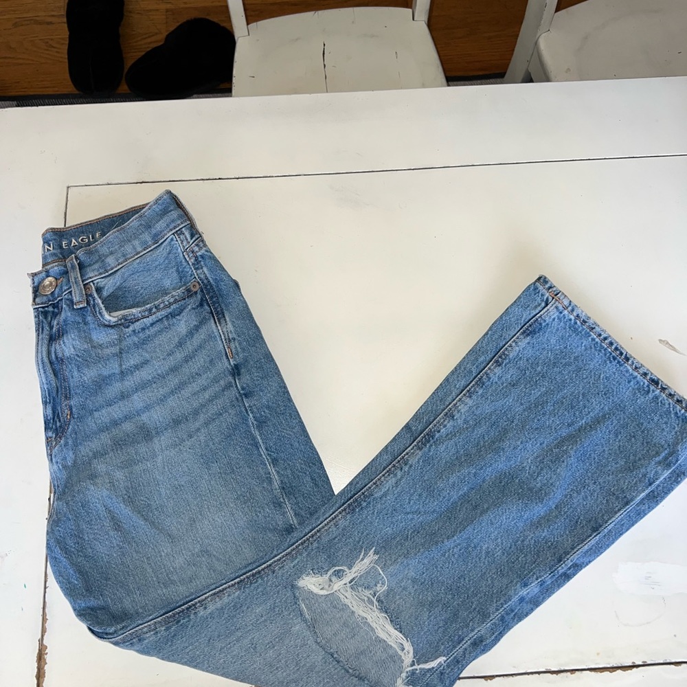 American Eagle mom jeans, size : 0
